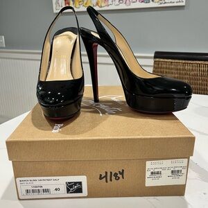Christian Louboutin La Bianca 140 Patent Calf